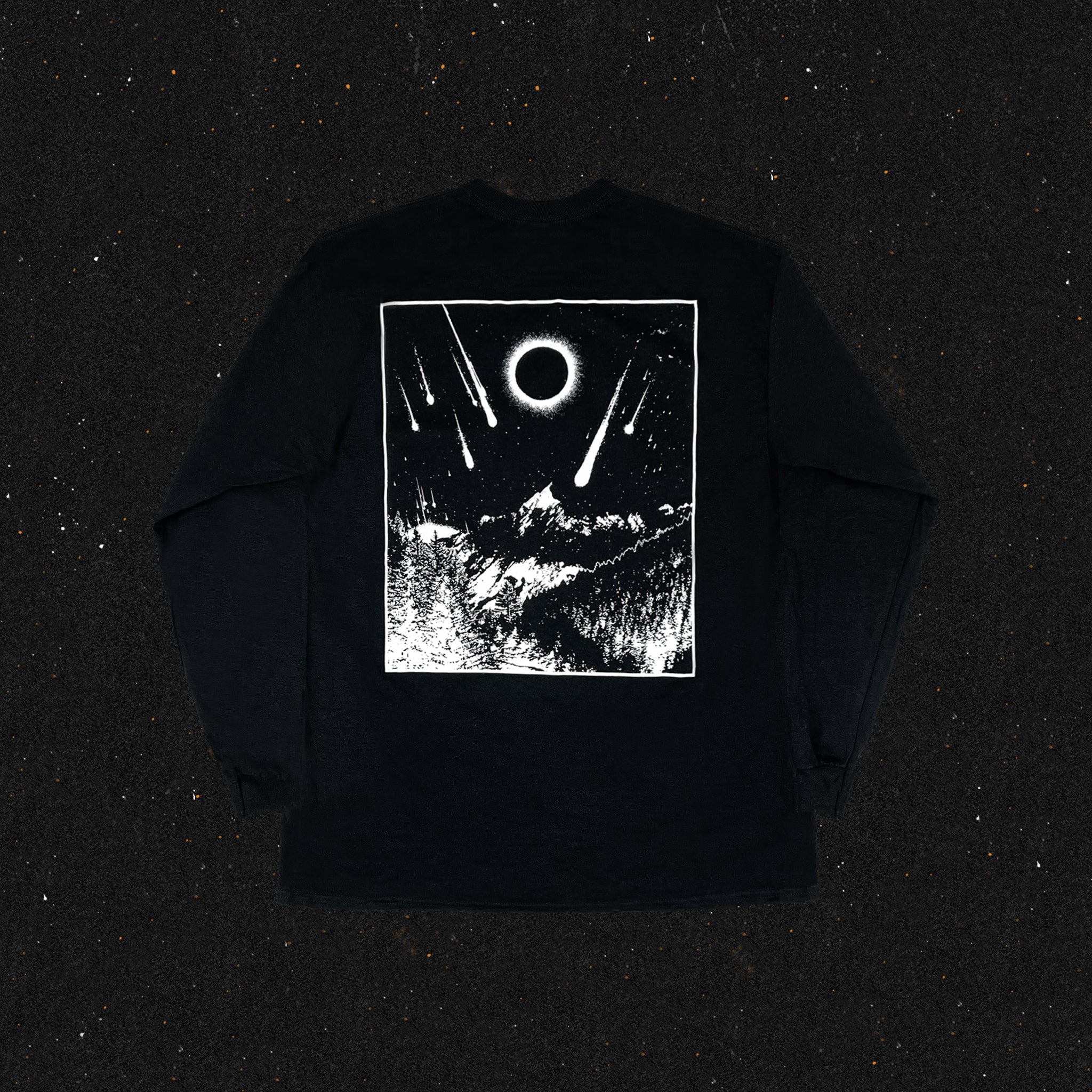 Black metal hot sale long sleeve