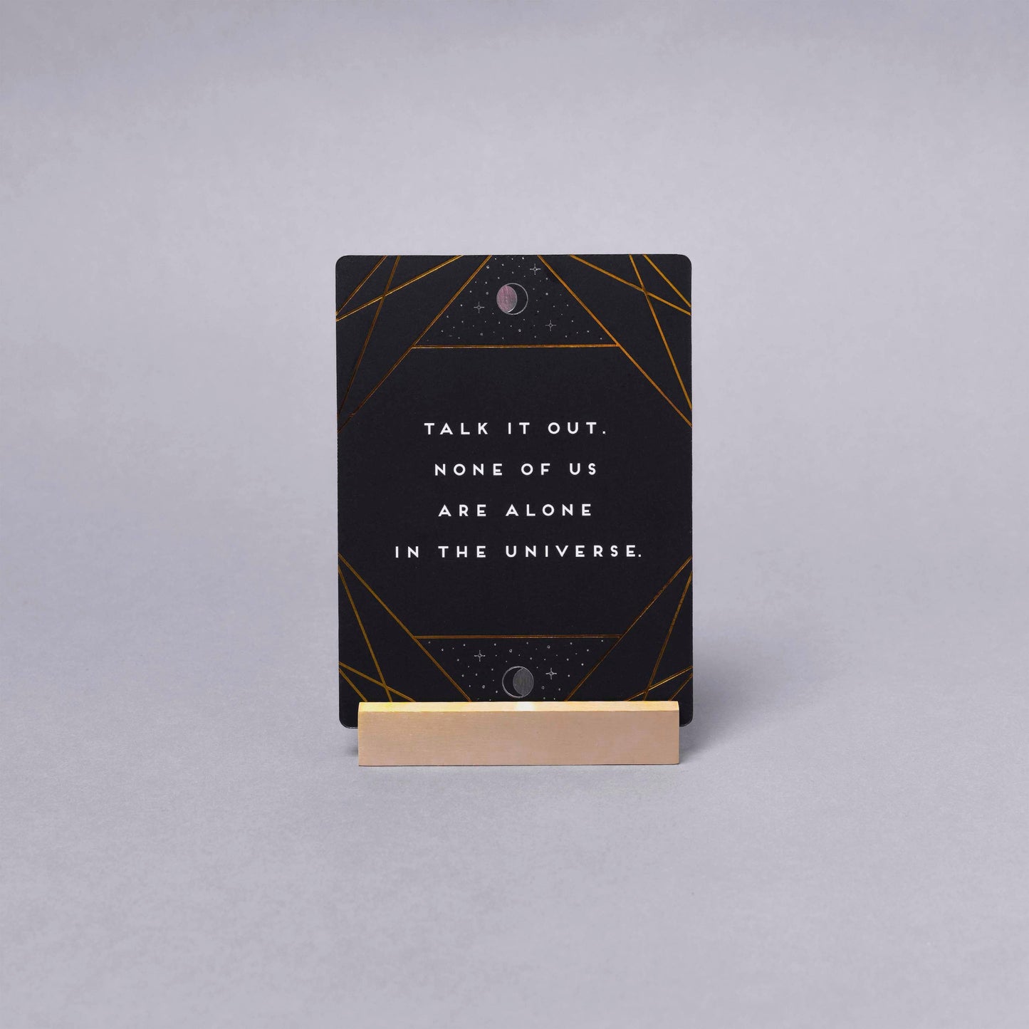 Affirmation Card Set + Gold Stand